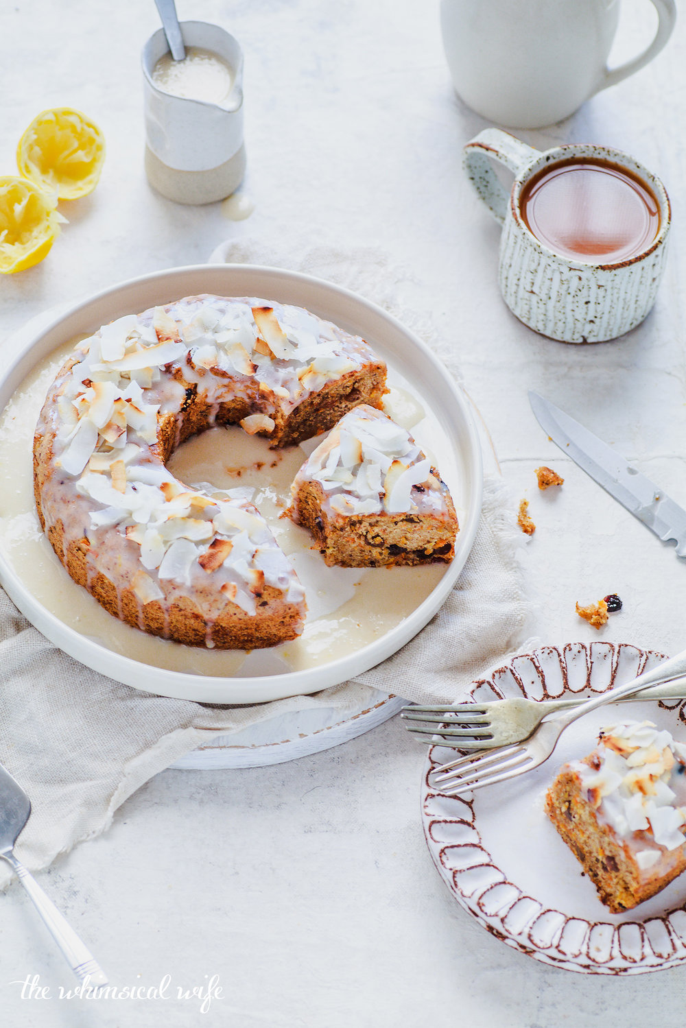 30 Cakes In 30 Days | 2. Vegan Carrot Cake With Cream Cheese Glaze {GF, DF, Vegan, Nut Free}